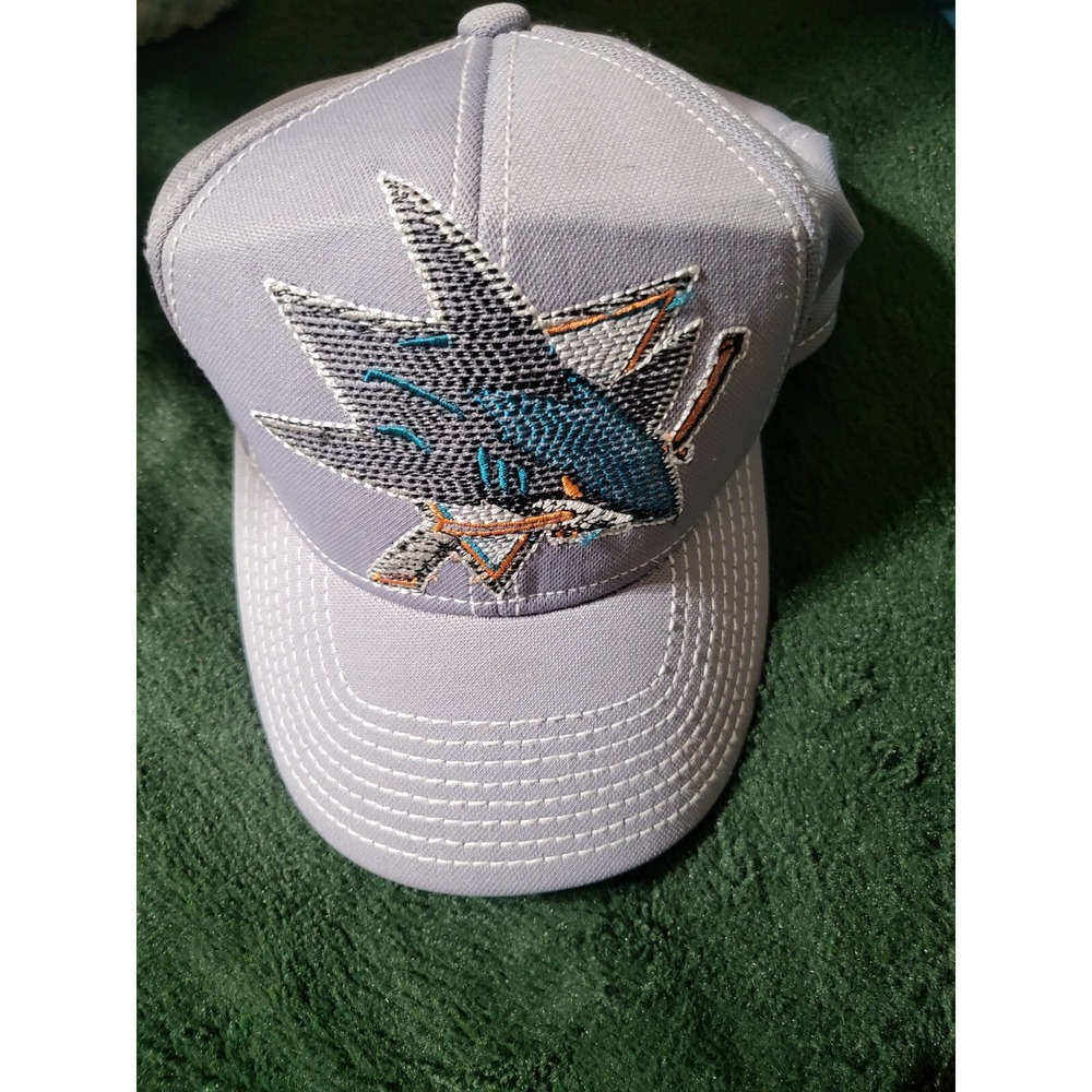 San Jose‎ Sharks Reebok Ball Cap Fitted S/M  Stanley Cup Playoffs NHL 2016 Hat